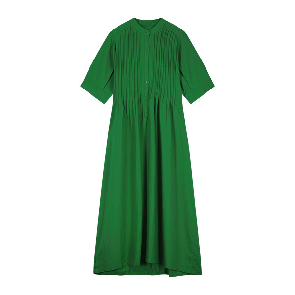 Pin Tuck Dress(green)