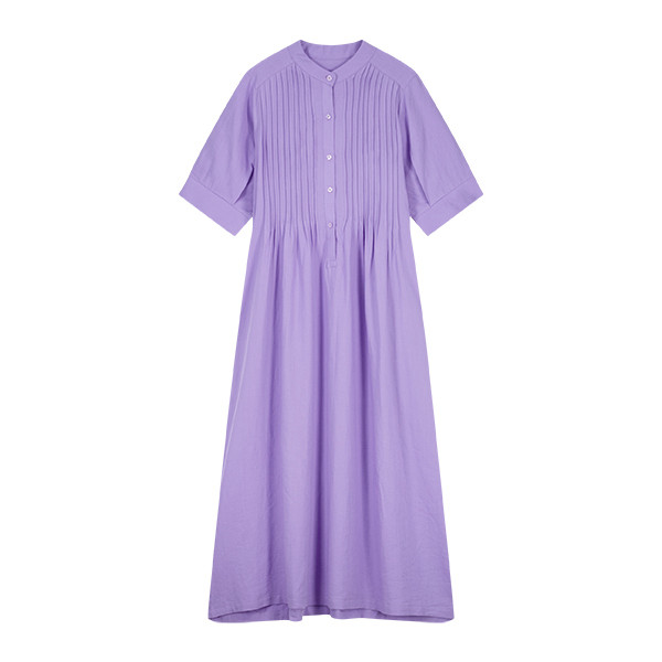 Pin Tuck Dress(lilac)
