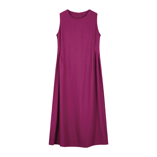 Maxi sleeveless dresss(burgundy)