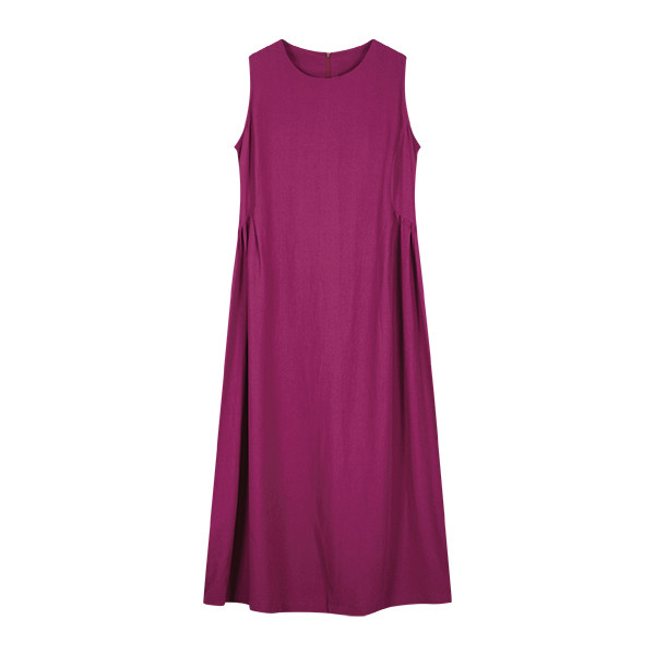 Maxi sleeveless dresss(burgundy)