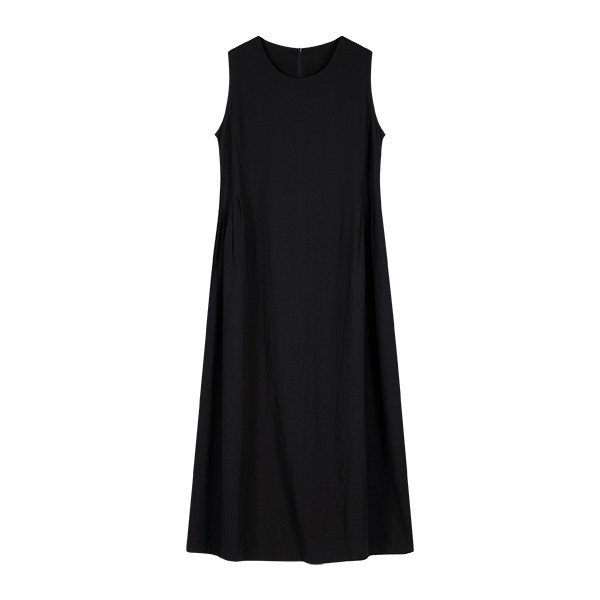 Maxi sleeveless dresss(black)