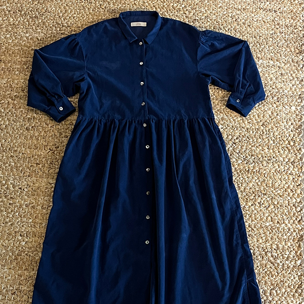 Corduroy Shirt Dress(2colors)