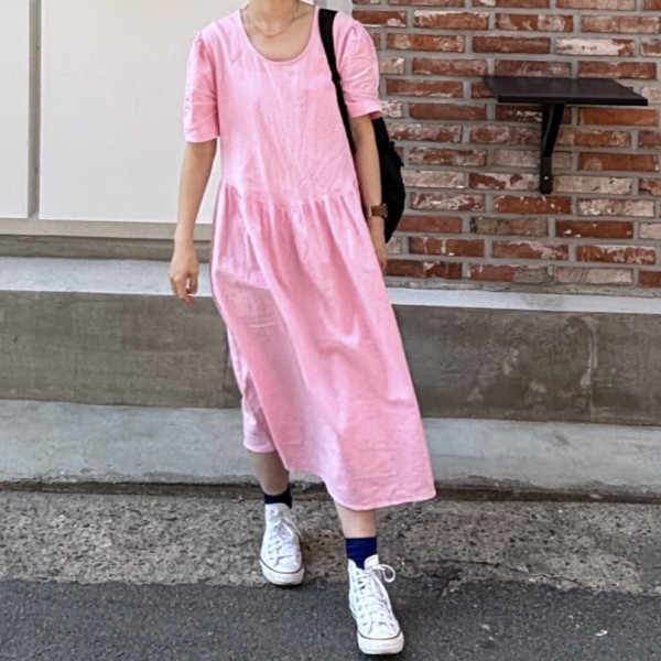 Linen one piece (2colors)